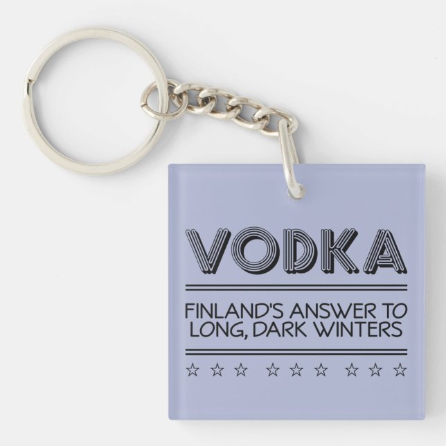 VODKA custom colour key chain (Front)