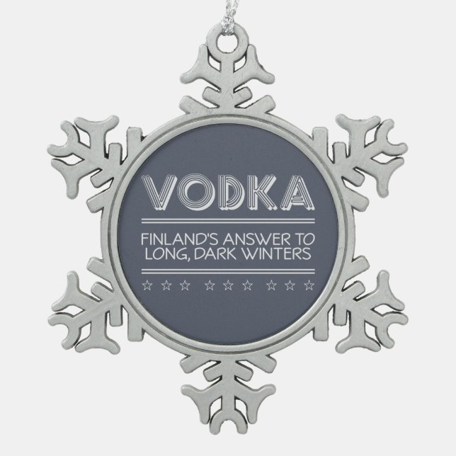 VODKA custom colour ornaments (Front)