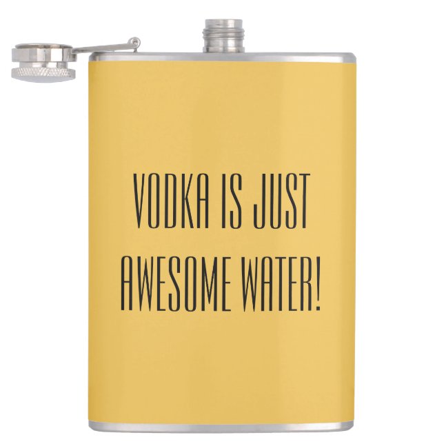 Vodka Humour Hip Flask (Opened)