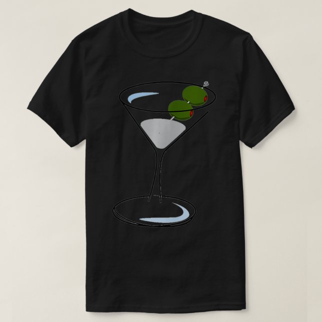 Vodka Martini  T-Shirt (Design Front)