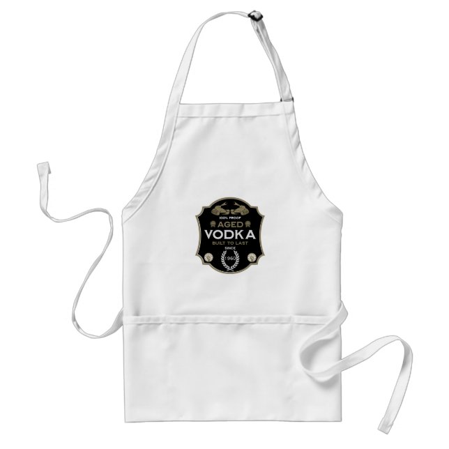 Vodka Over The Hill Birthday Standard Apron (Front)