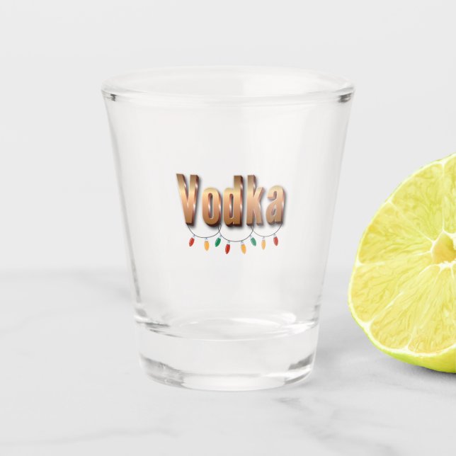 Vodka shot glass (Front)
