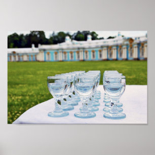 Vodka Shots at Catherine Palace, Russia Poster