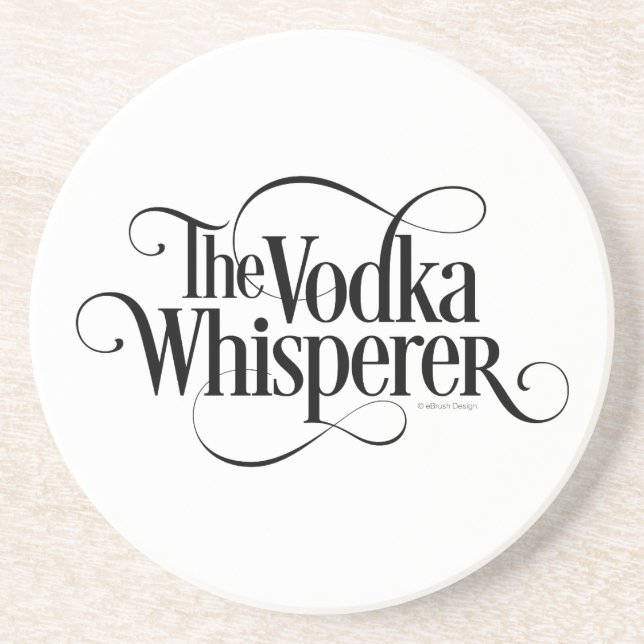 Vodka Whisperer Coaster (Front)