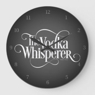 Vodka Whisperer Large Clock