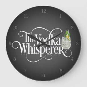 Vodka Whisperer Large Clock