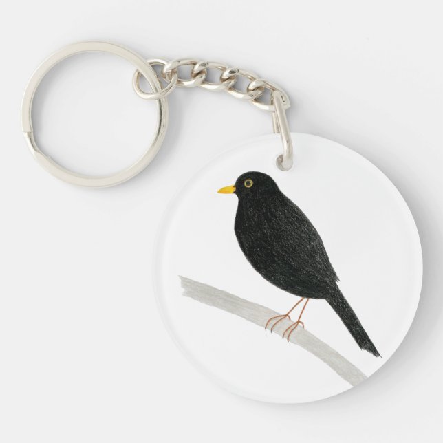 Vogel Keytag Amsel Key Ring (Front)