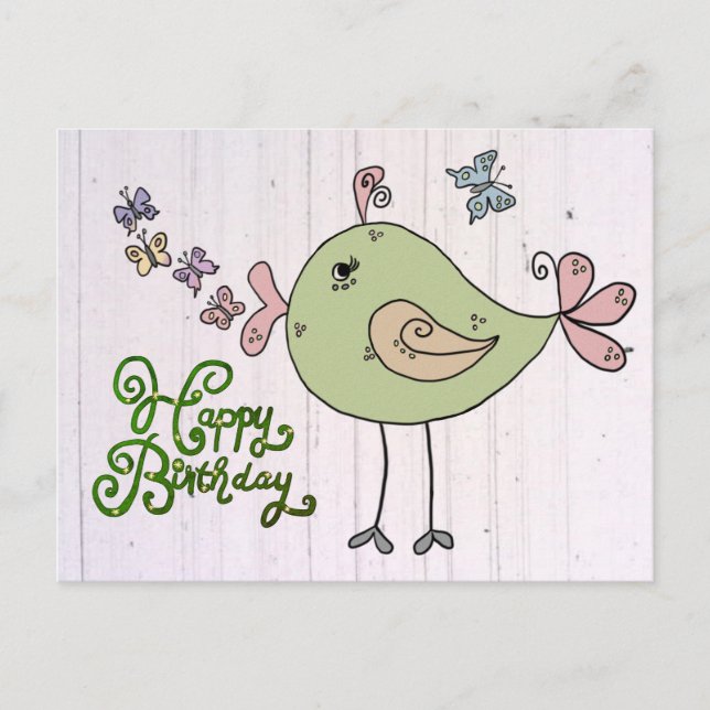 Vogelzwitschern Postcard (Front)