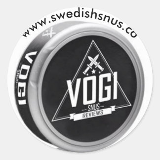 Vogi Snus Sticker