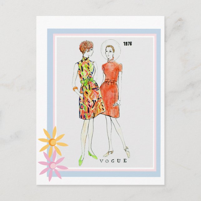Vogue 1976 postcard (Front)