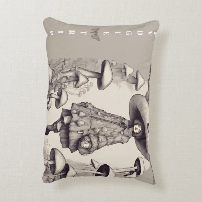 Vogue Tripp Tote Bag Decorative Cushion (Back(Vertical))