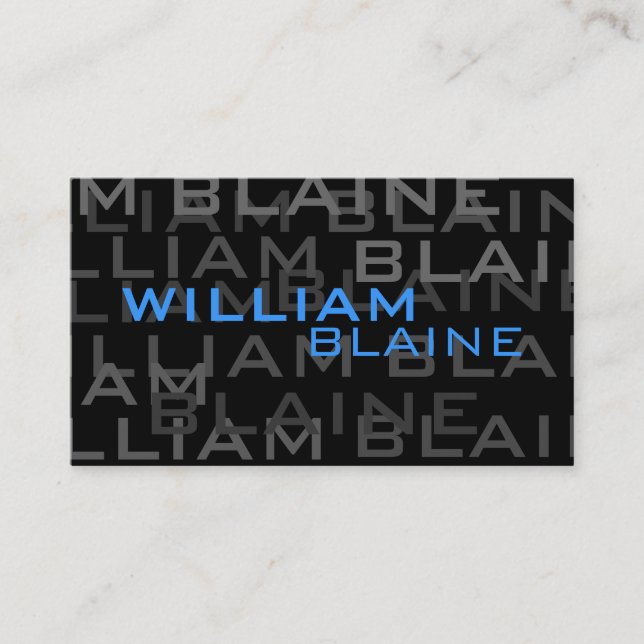 Vogue vii business card (Front)