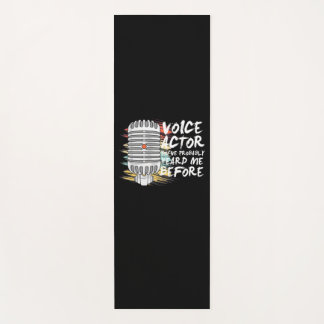 Voice Actor Before Yoga Mat