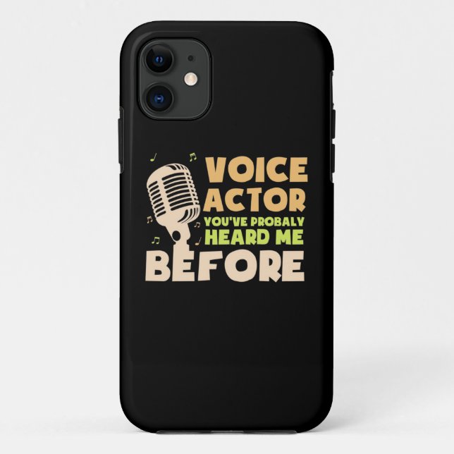 Voice Actor Case-Mate iPhone Case (Back)