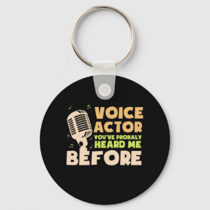Voice Actor Key Ring