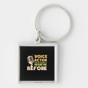 Voice Actor Key Ring