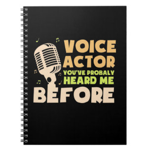 Voice Actor Notebook