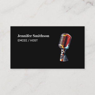 Voice Actor, Voice Over, Emcee Host Business Card