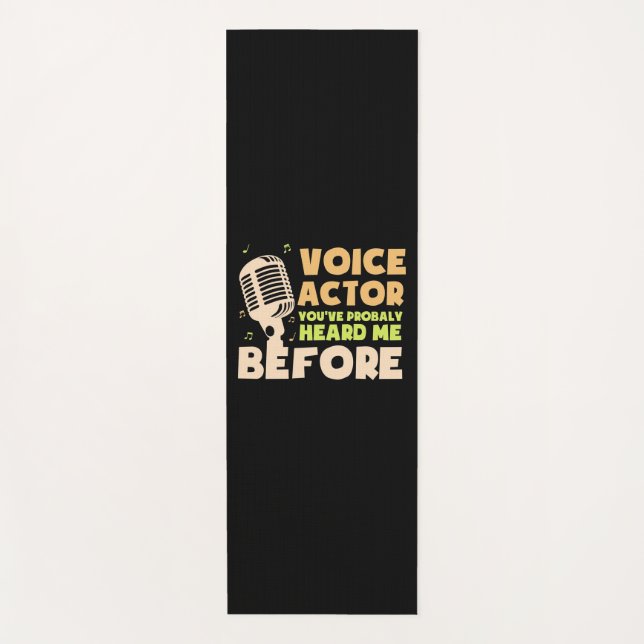 Voice Actor Yoga Mat (Front)