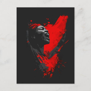 Voice in Red Postcard