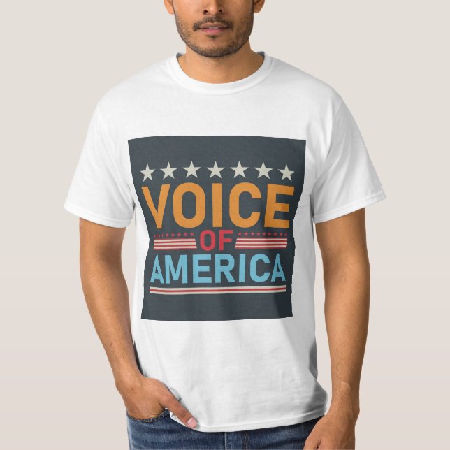 Voice of America T-Shirt for Man (Front)
