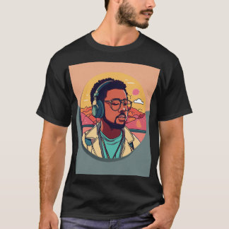 Voice of love singer Print T-shirt Design for men