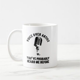 Voice Over Artist Actor Actress Dubbing Synchro Coffee Mug