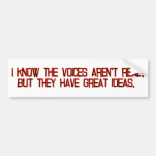 Voices and Ideas Bumper Sticker