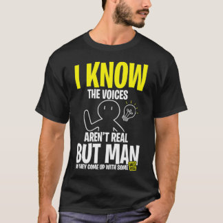 Voices In My Head Funny Introvert Ideas  T-Shirt