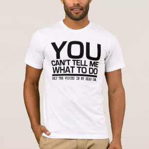 VOICES IN MY HEAD shirt - choose style & colour