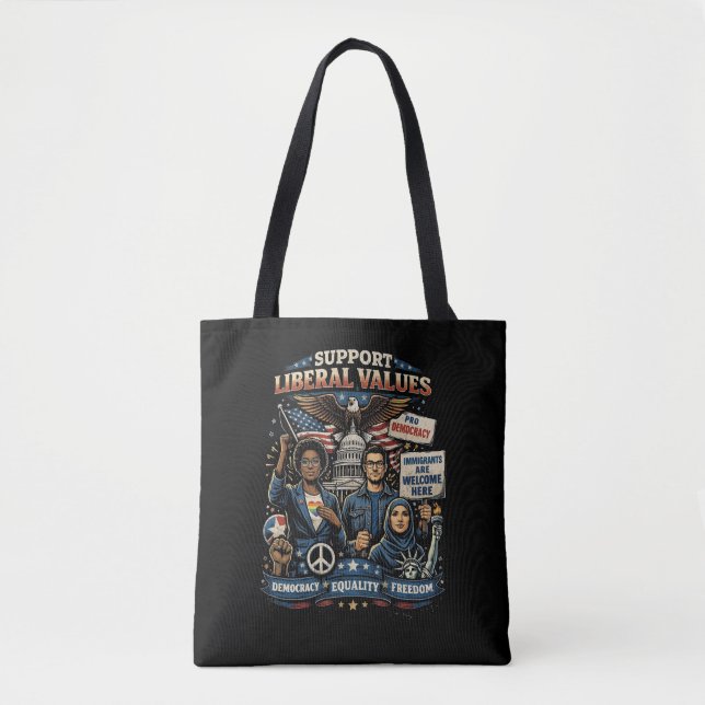 Voices of Freedom Tote Bag (Front)