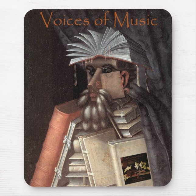 Voices of Music Librarian Mug Mouse Pad (Front)