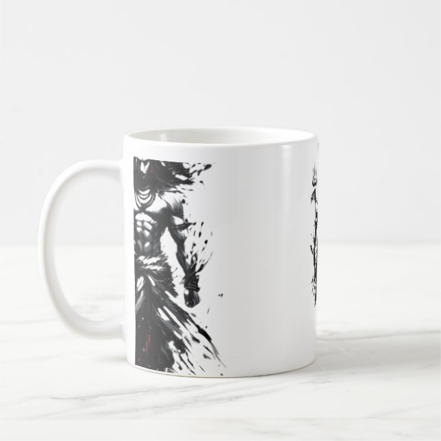 Void-Born Mahadev The Crimson Axis When Silence Ta Coffee Mug (Left)