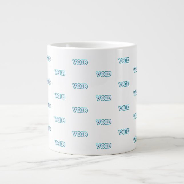 VOID//CRACKED: Enter the Electric Abyss Large Coffee Mug (Front)