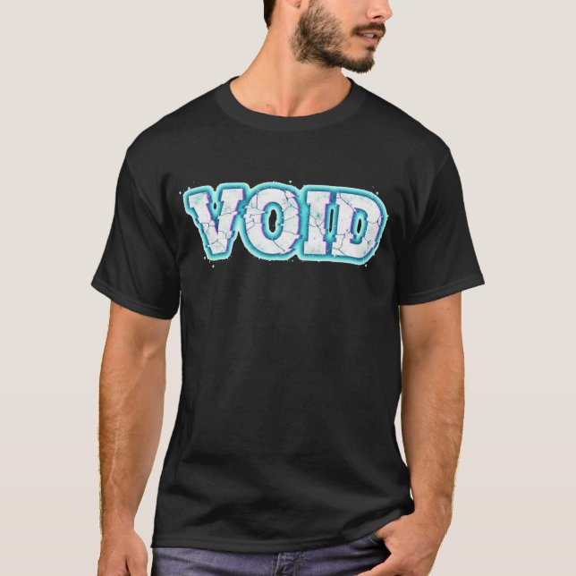 VOID//CRACKED: Enter the Electric Abyss T-Shirt (Front)