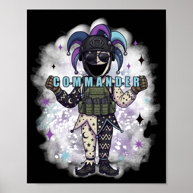 Void Jester Friend Commander Dark Poster (Front)