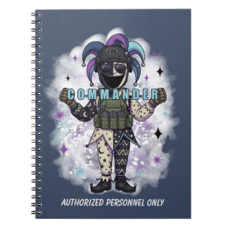 Void Jester Friend Commander  Notebook