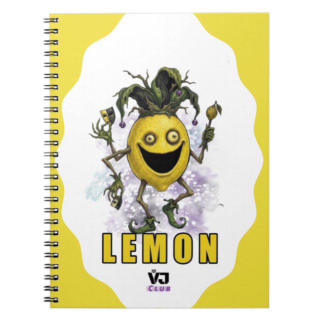 Void Jester Friend Lemon  Notebook (Front)