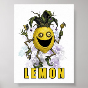 Void Jester Friend Lemon Poster