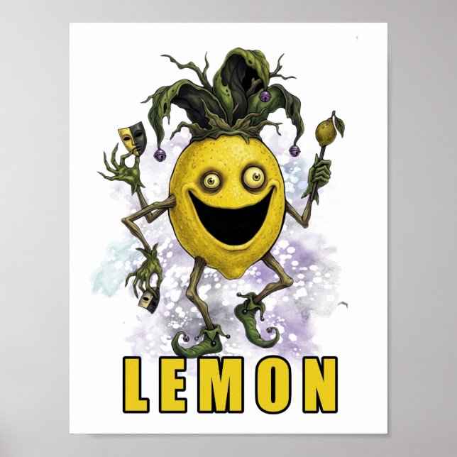 Void Jester Friend Lemon Poster (Front)