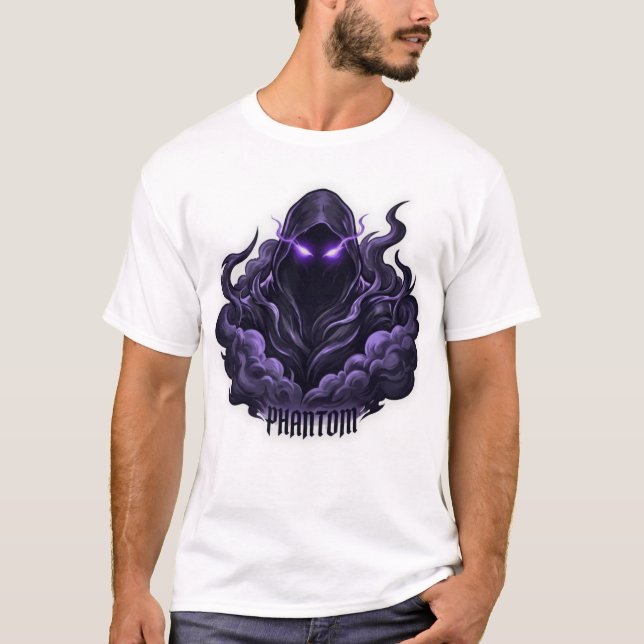 Void Phantom Dark Aesthetic T-Shirt – Gothic Stree (Front)