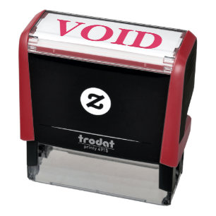 Void Self Inking Rubber Stamp
