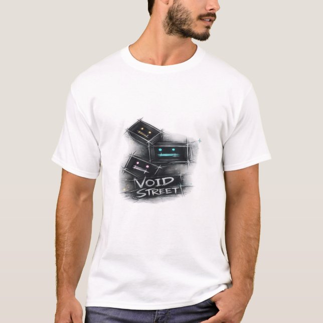 Void Street Retro Arcade Gaming Graphic T-Shirt  (Front)
