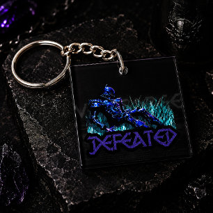 VoidForge "Defeated" Dark Fantasy Fallen Knight Key Ring