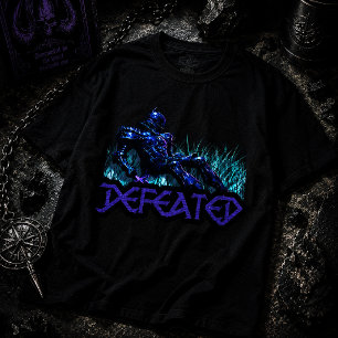 VoidForge "Defeated" Dark Fantasy Fallen Knight T-Shirt