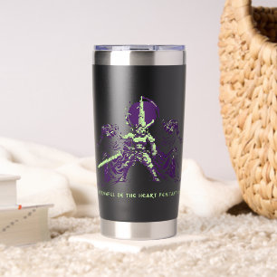 Voidforge "Penitent One" Dark Fantasy Pixel Art Tr Insulated Tumbler