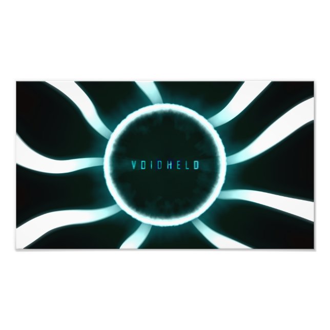 Voidheld Cinematic Orb Photo Print (Front)