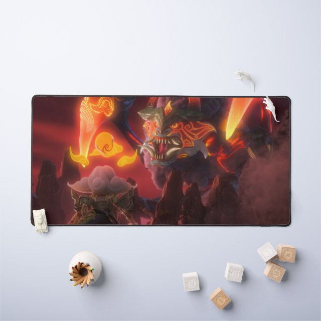 Void's Terror Gaming Desk Mat | Year of the Dragon (Kids Table)