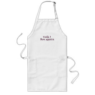 Voilà! Bon appétit Long Apron