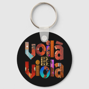 Voilà Viola! Key Ring